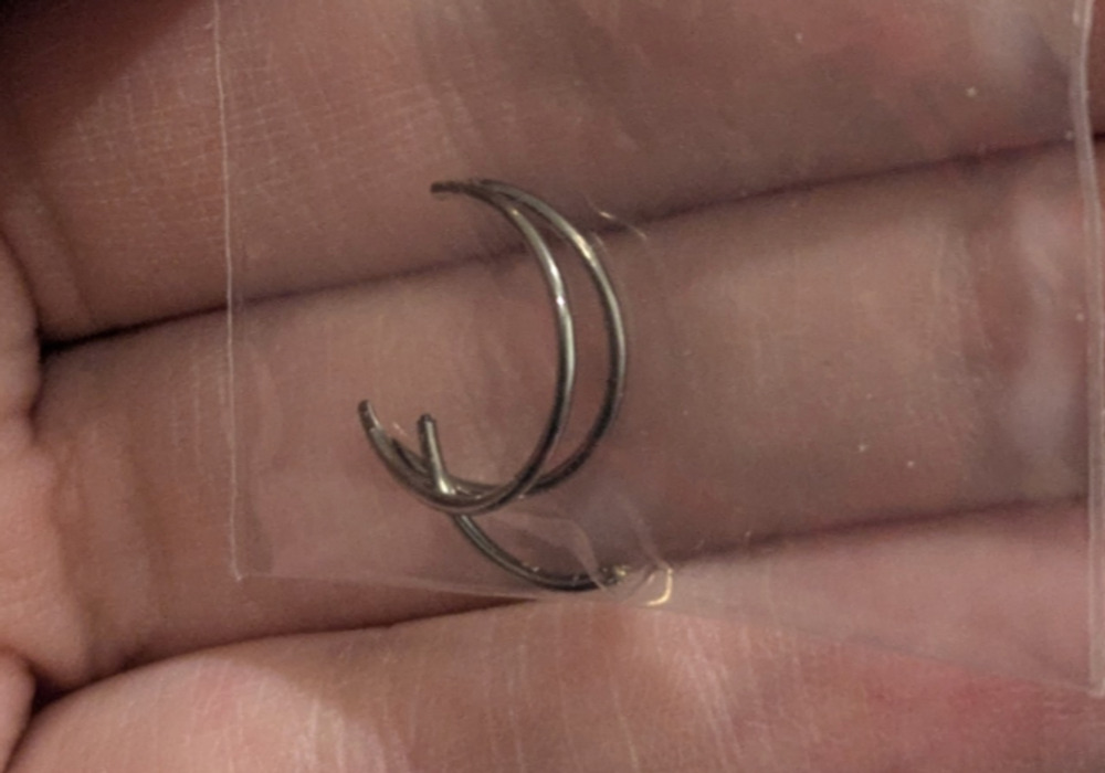 Body Bonita Double Hoop Nose Ring
